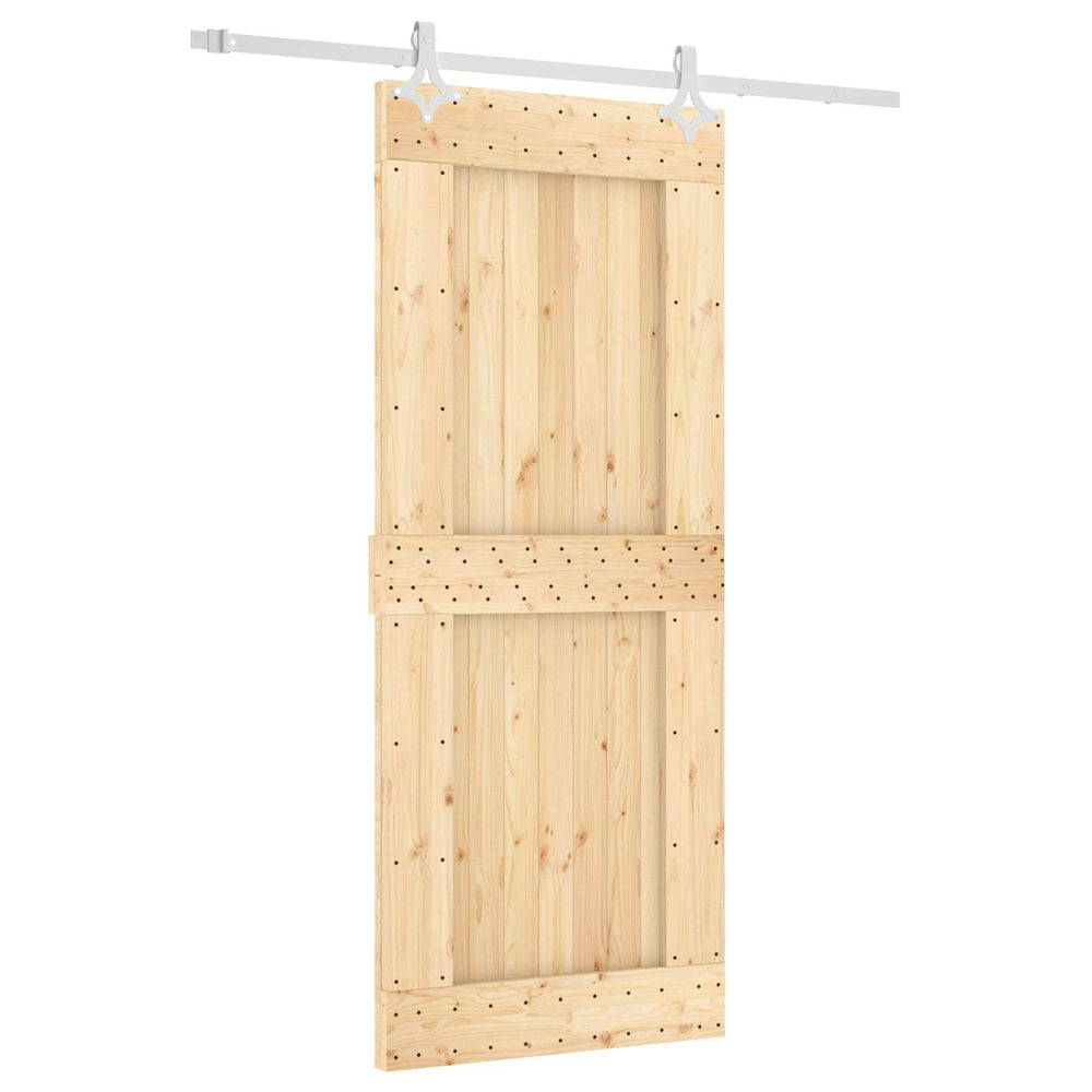 Slankios durys Natūrali ir Balta 85 x 210 cm