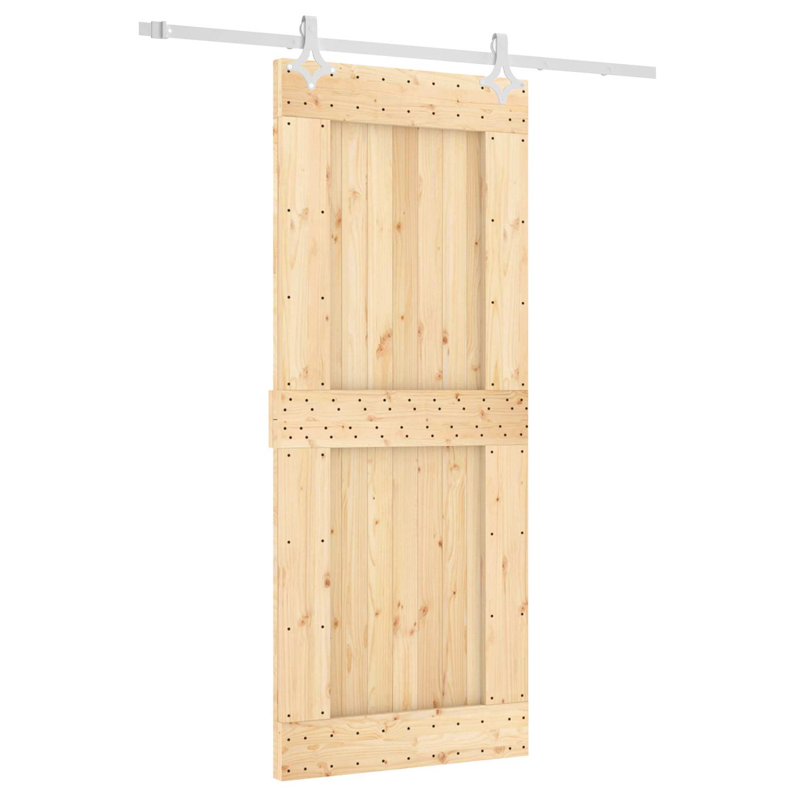 Slankios durys Natūrali ir Balta 85 x 210 cm