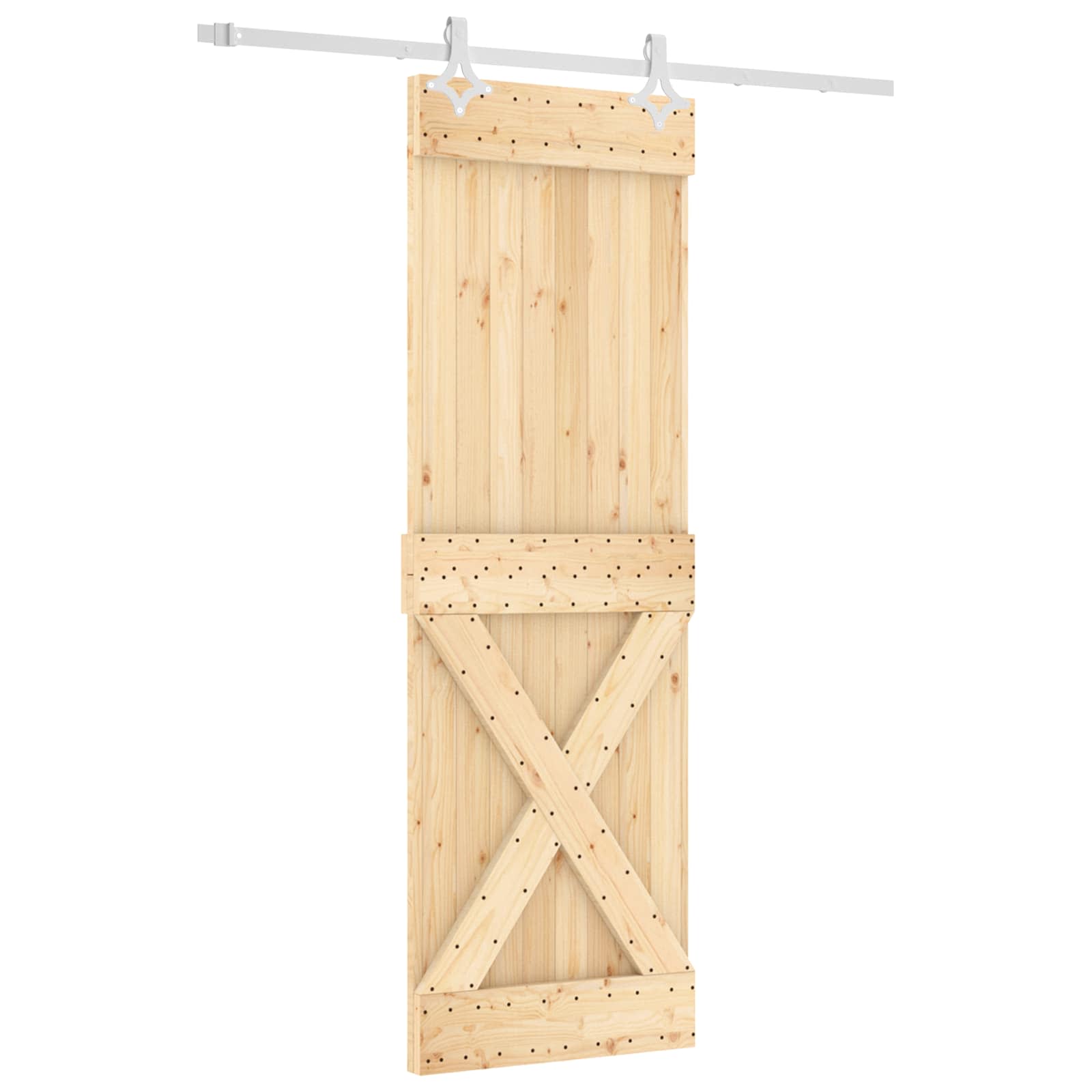 Slankios durys Natūrali ir Balta 70 x 210 cm