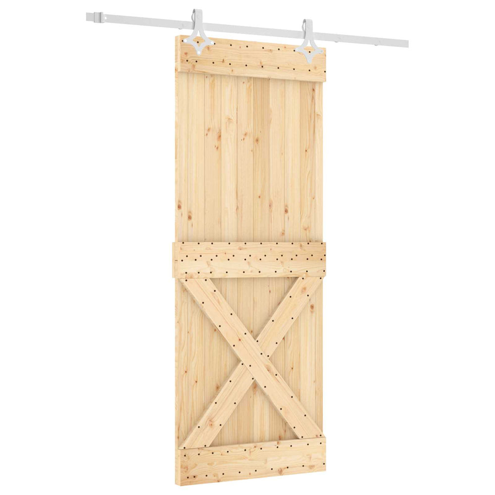 Slankios durys Natūrali ir Balta 80 x 210 cm