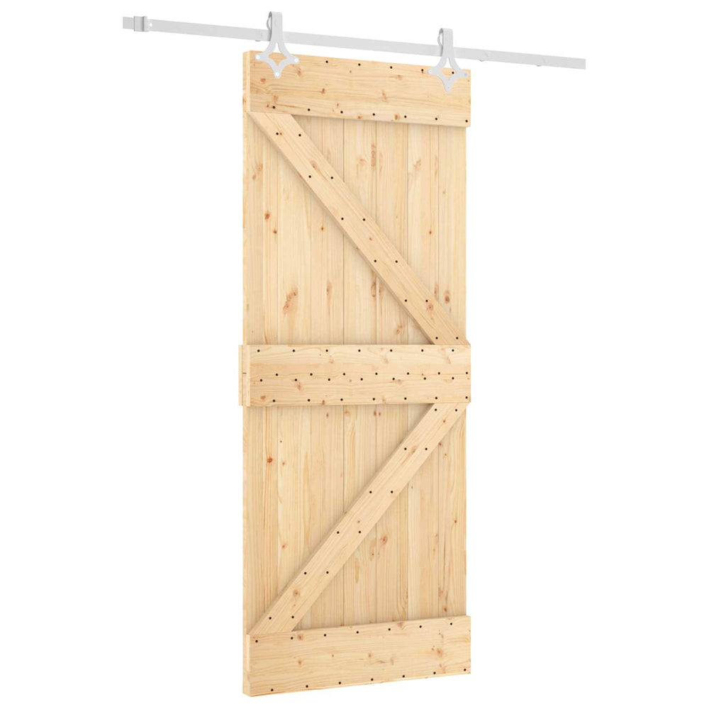 Slankios durys Natūrali ir Balta 85 x 210 cm