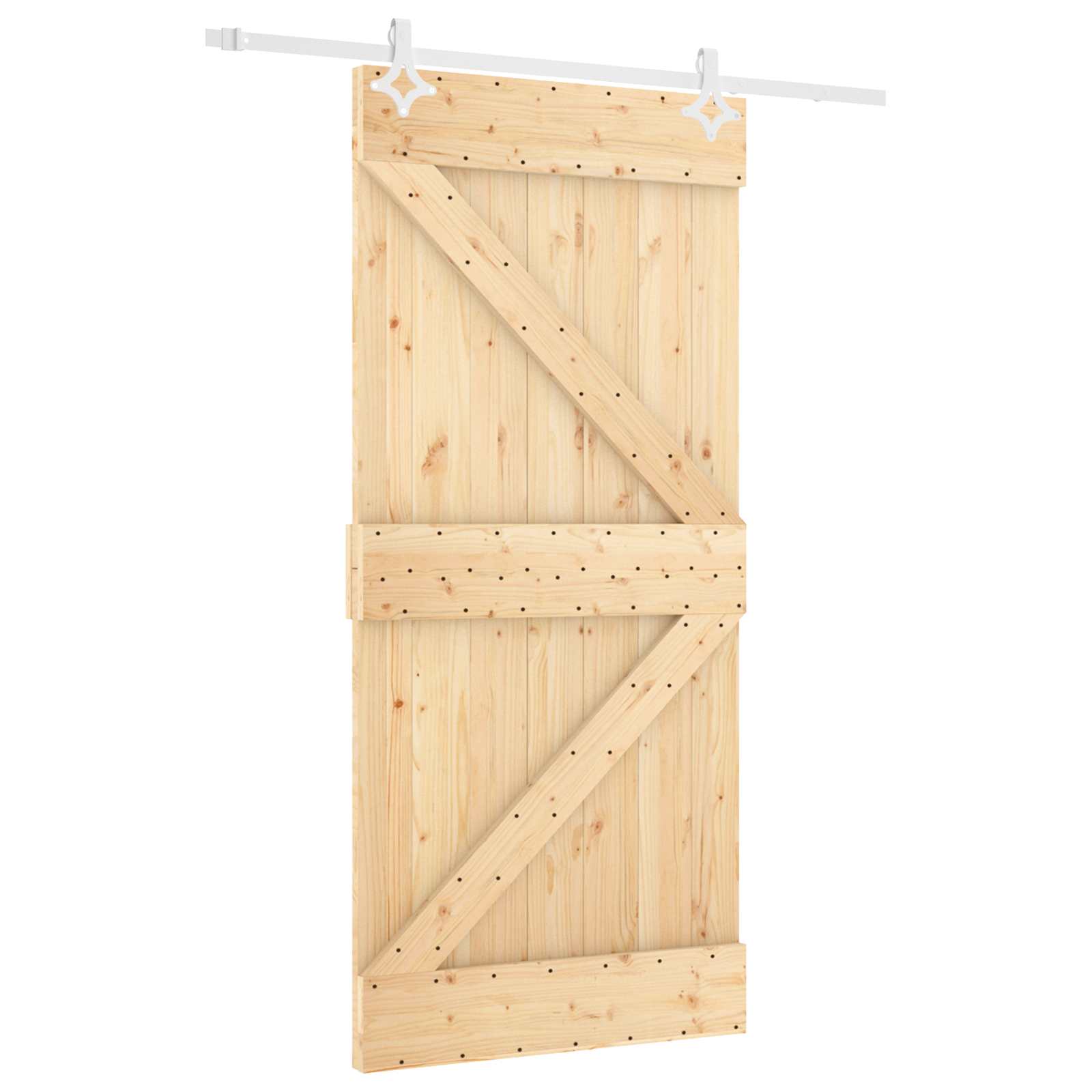 Slankios durys 100 x 210 cm Pušies medienos masyvas