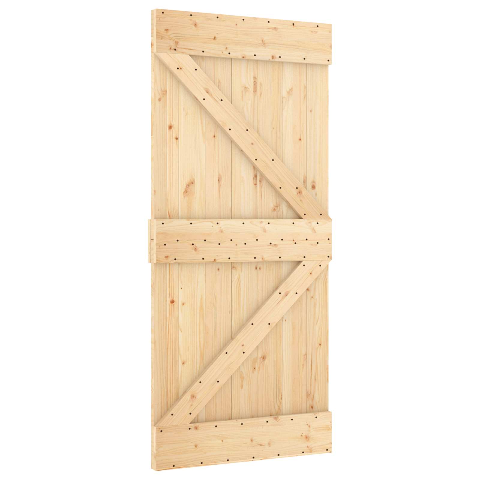 Slankios durys 100 x 210 cm Pušies medienos masyvas