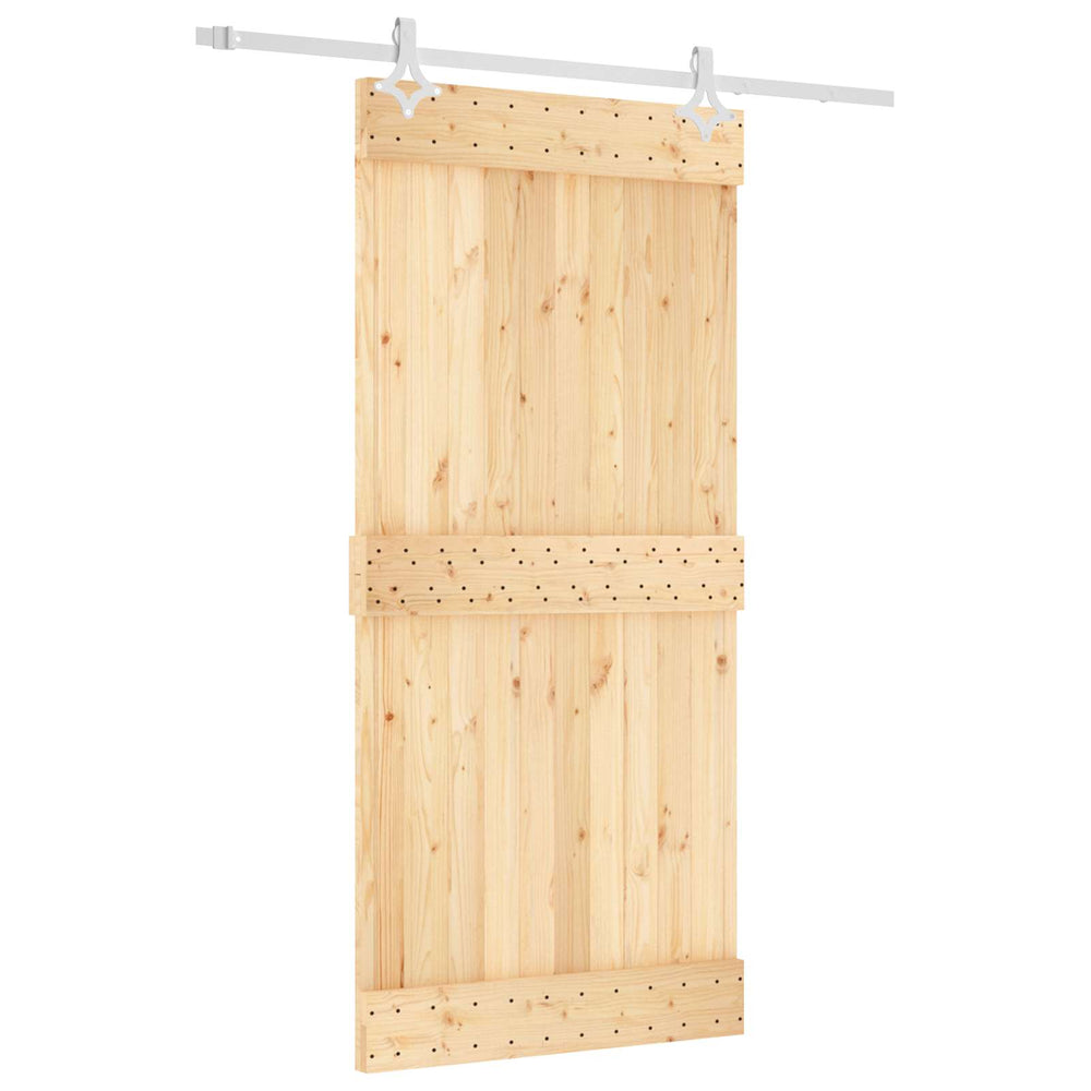 Slankios durys Natūrali ir Balta 95 x 210 cm
