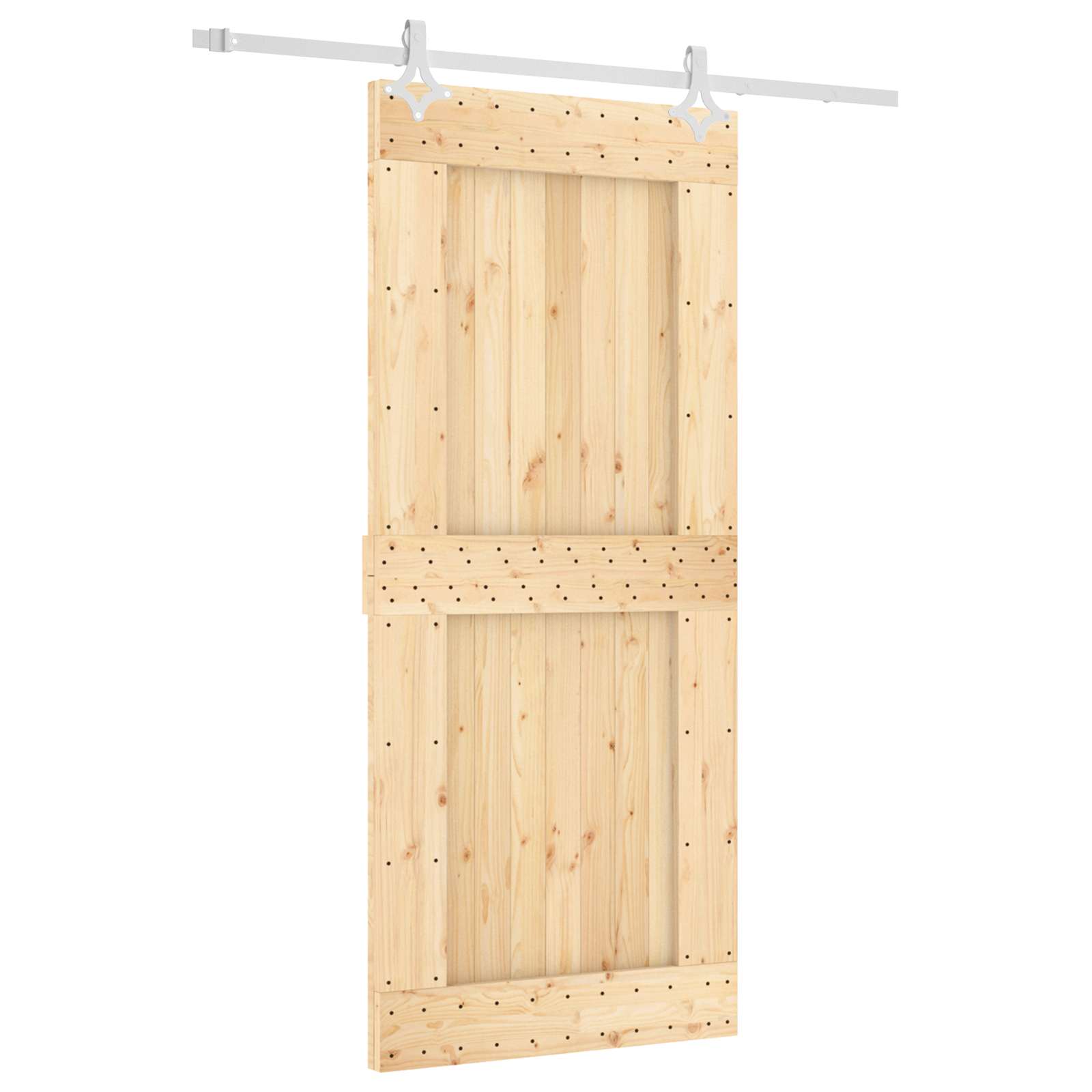 Slankios durys Natūrali ir Balta 90 x 210 cm