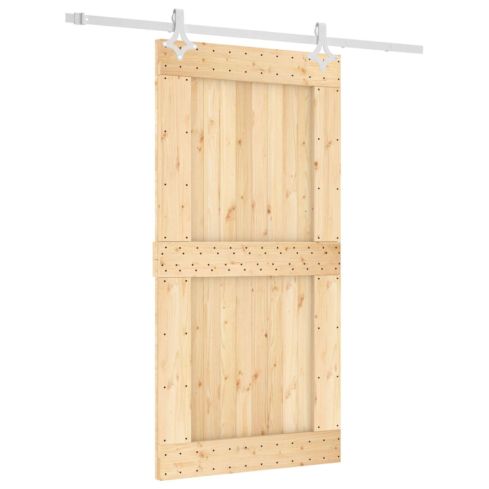Slankios durys Natūrali ir Balta 100 x 210 cm