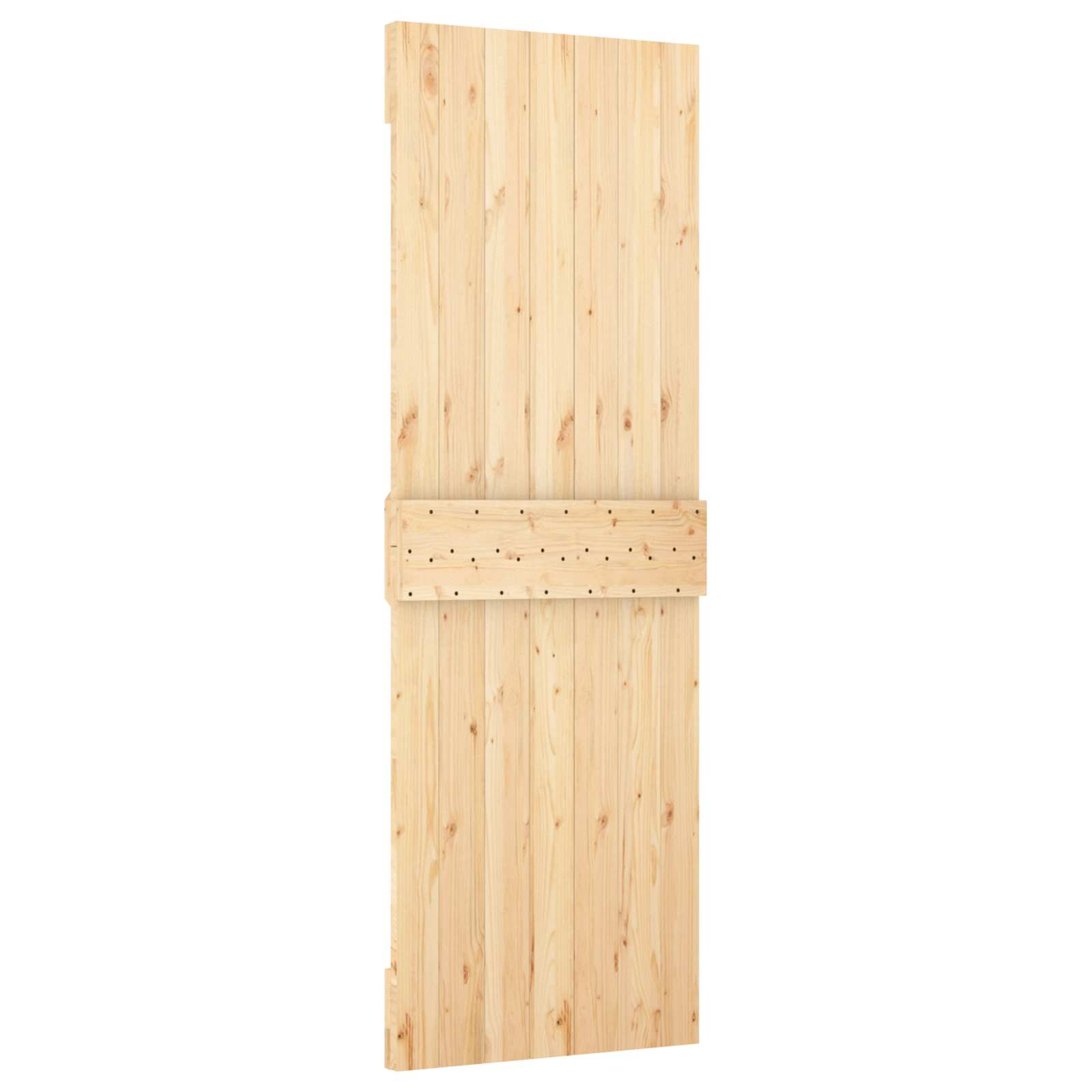Slankios durys Natūrali ir juoda 70 x 210 cm