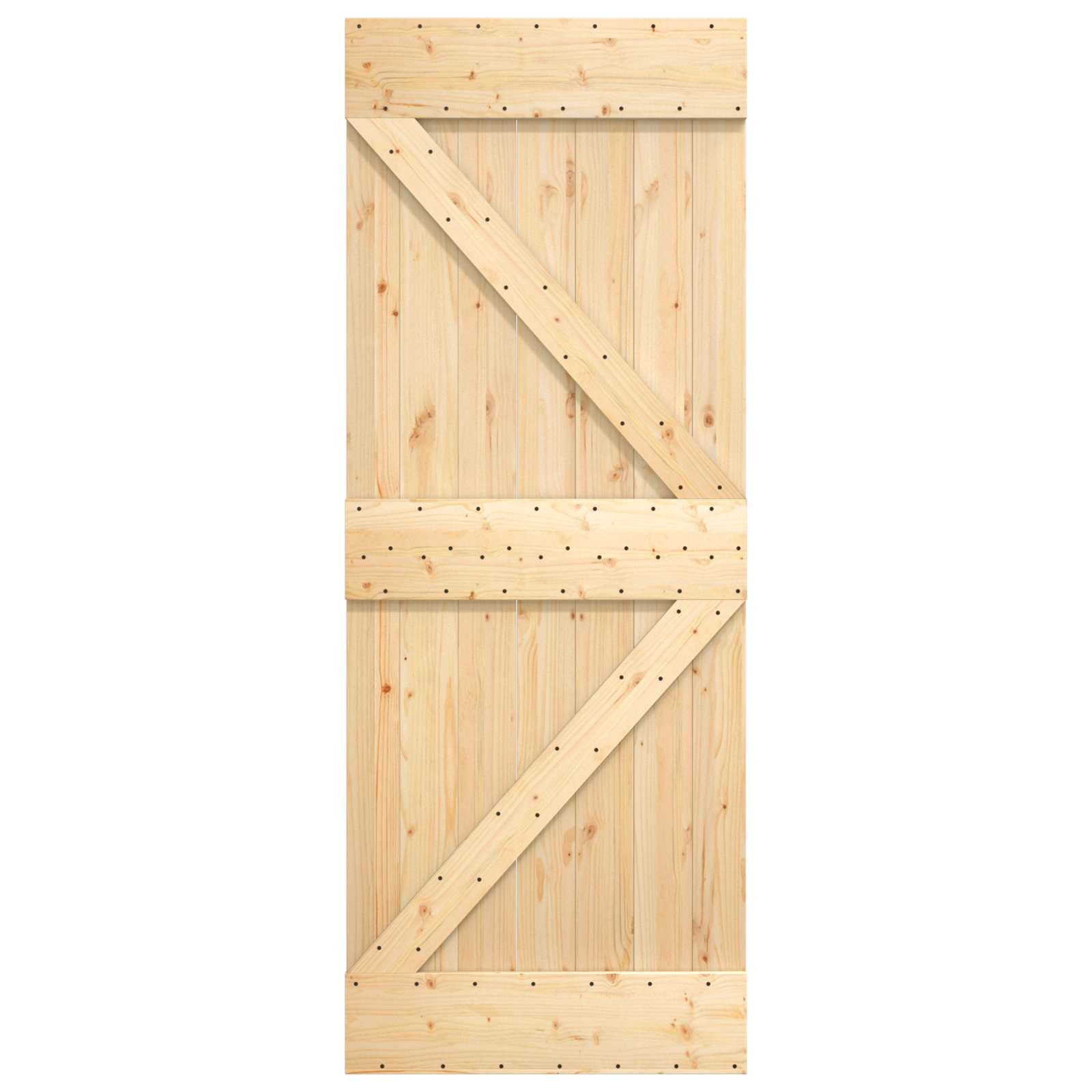 Slankios durys Natūrali ir juoda 70 x 210 cm