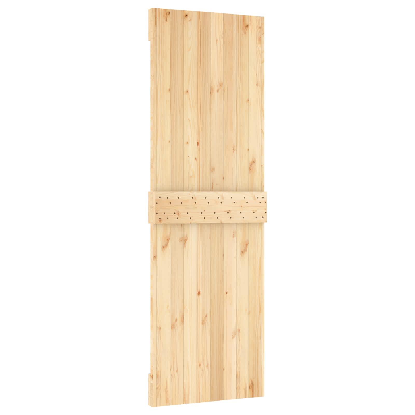 Slankios durys Natūrali ir juoda 70 x 210 cm