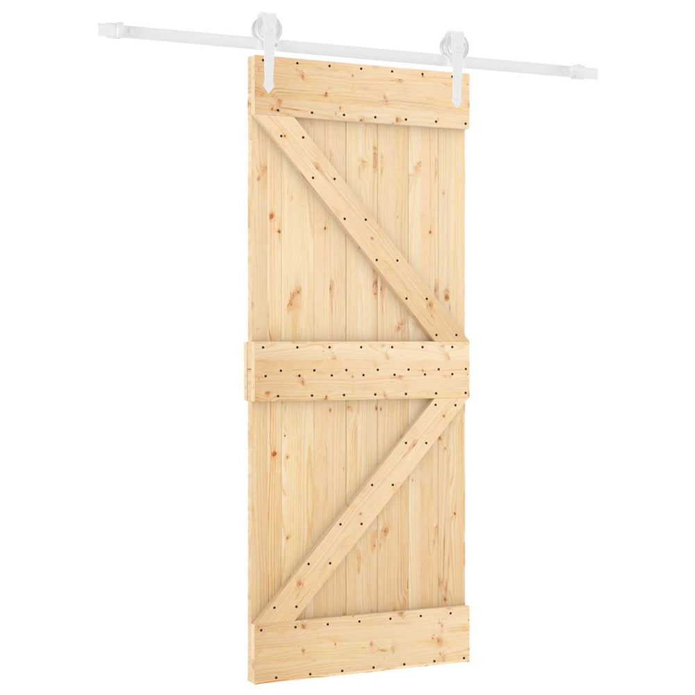 Slankios durys Natūrali ir Balta 85 x 210 cm