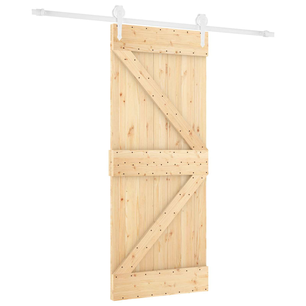 Slankios durys Natūrali ir Balta 80 x 210 cm