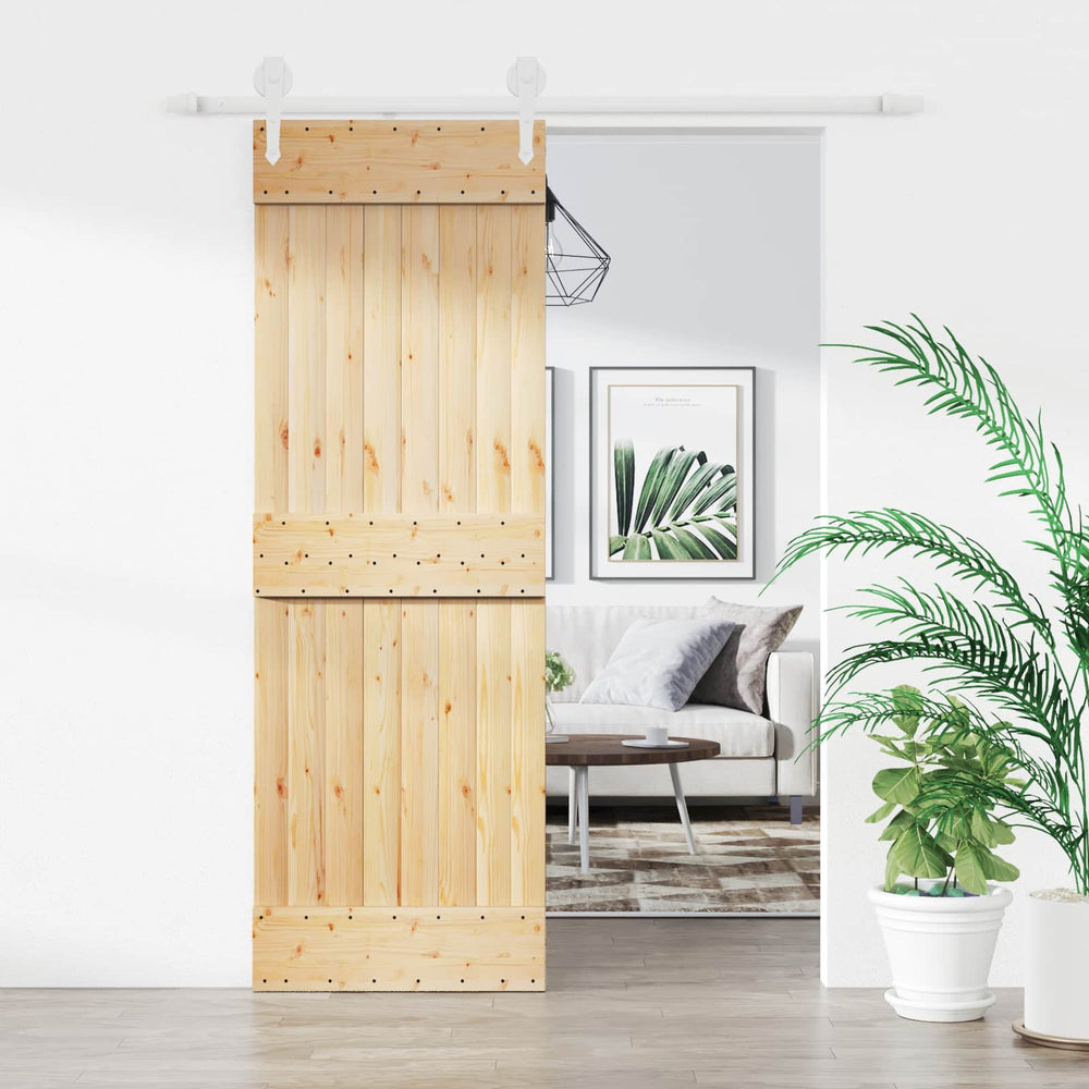 Slankios durys Natūrali ir Balta 70 x 210 cm