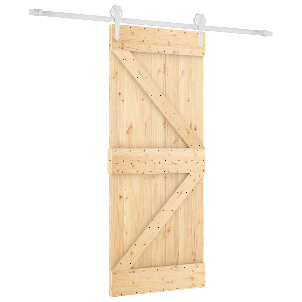 Slankios durys Natūrali ir Balta 85 x 210 cm