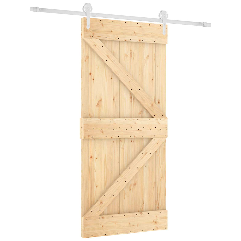 Slankios durys Natūrali ir Balta 95 x 210 cm