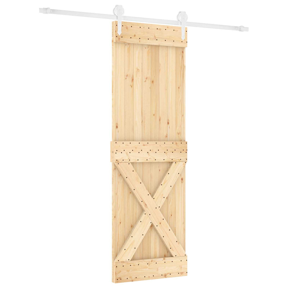 Slankios durys Natūrali ir Balta 80 x 210 cm