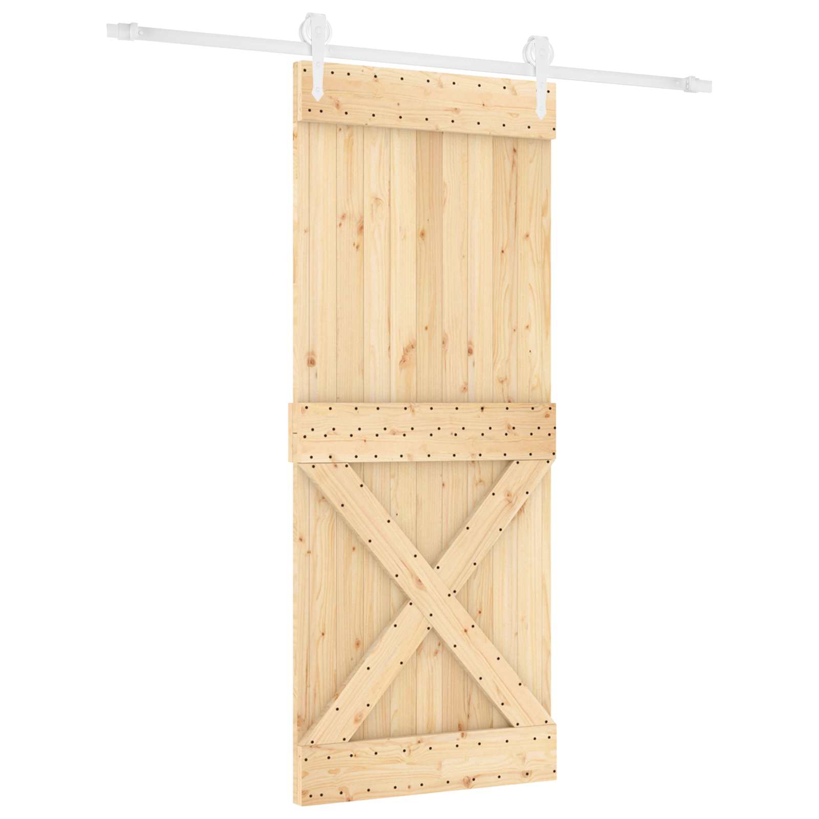 Slankios durys 100 x 210 cm Pušies medienos masyvas