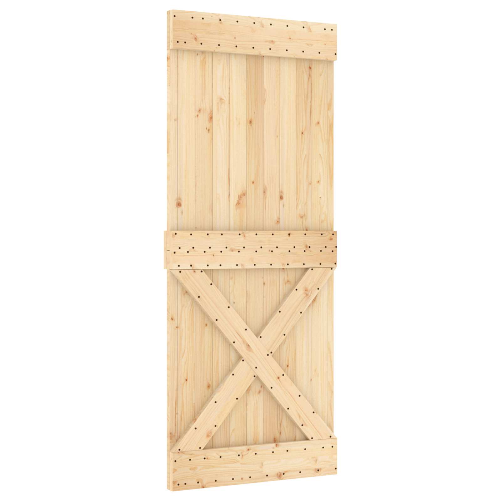 Slankios durys 100 x 210 cm Pušies medienos masyvas