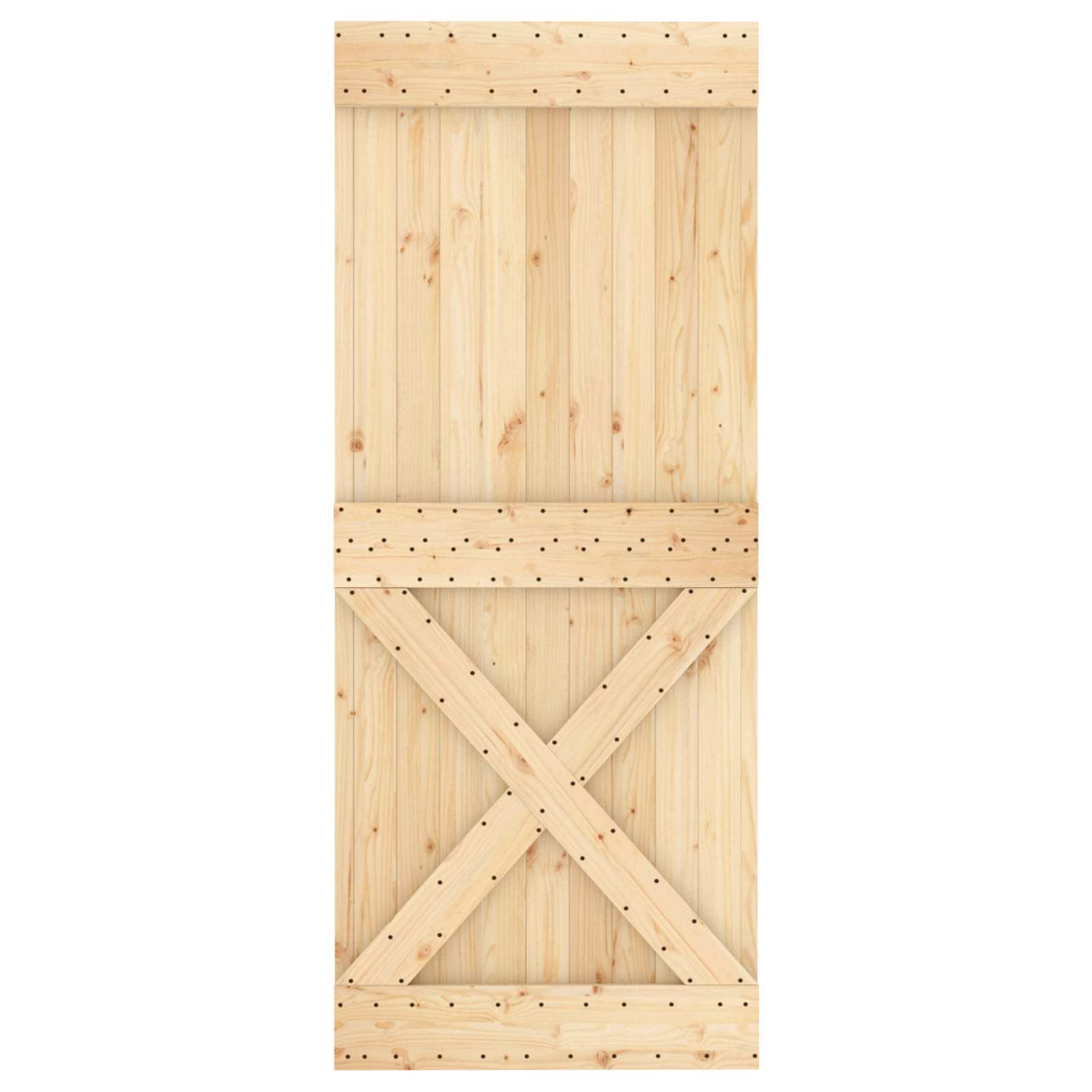 Slankios durys 100 x 210 cm Pušies medienos masyvas