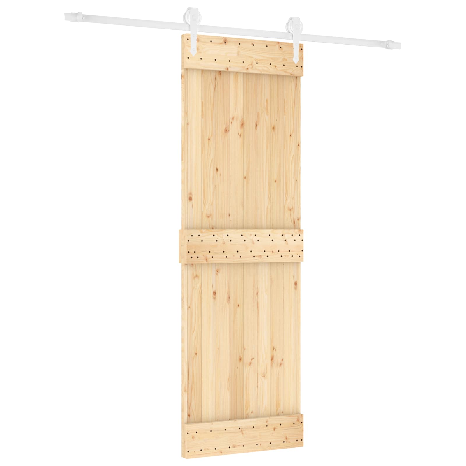 Slankios durys Natūrali ir Balta 70 x 210 cm