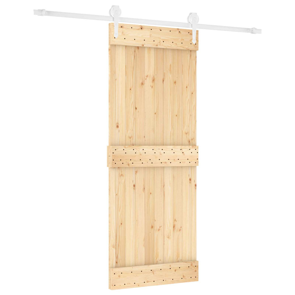 Slankios durys Natūrali ir Balta 80 x 210 cm