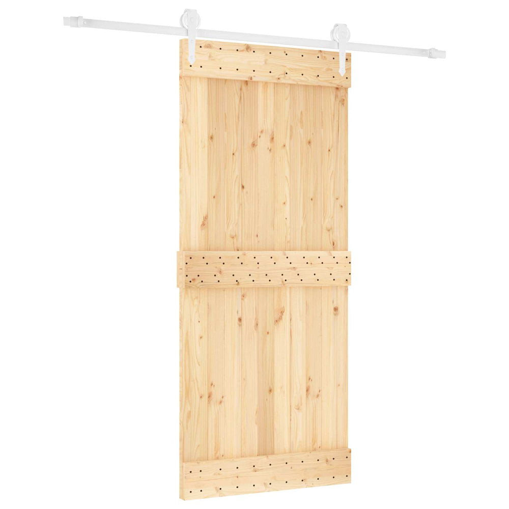 Slankios durys Natūrali ir Balta 90 x 210 cm