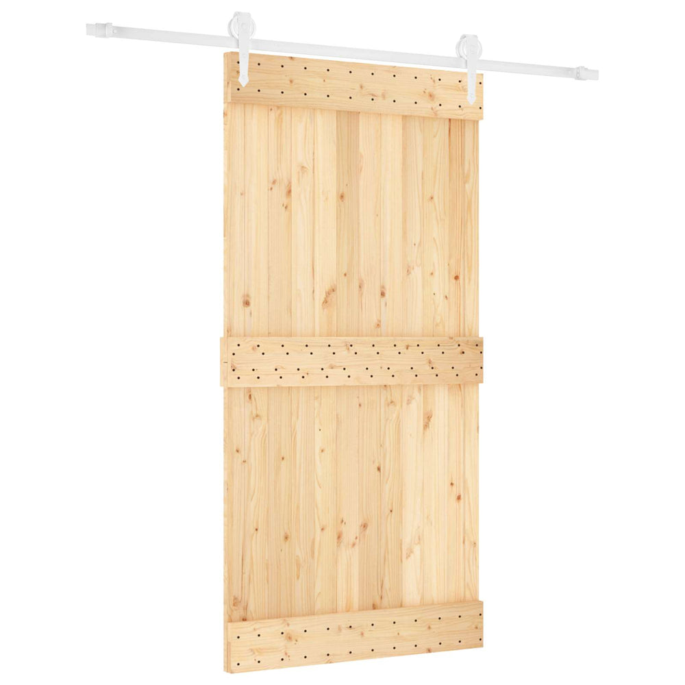 Slankios durys Natūrali ir Balta 100 x 210 cm