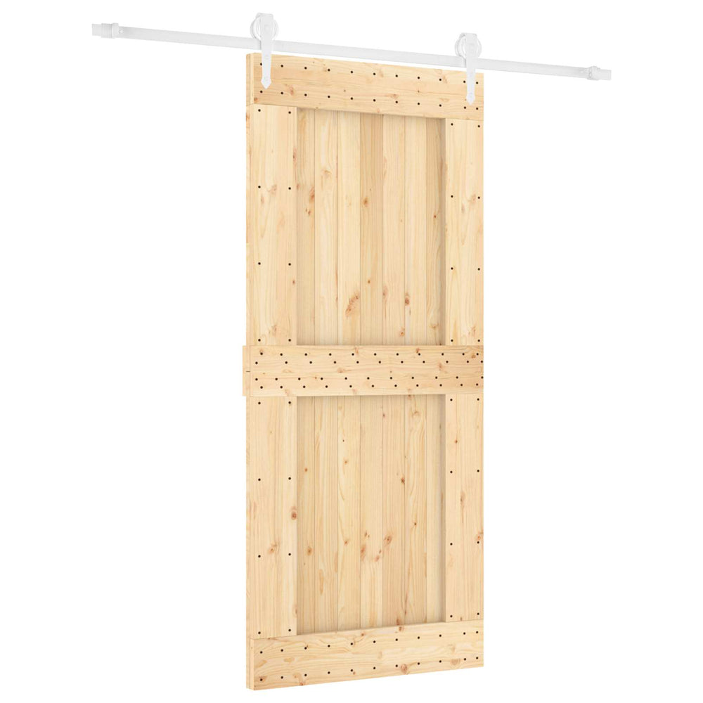 Slankios durys Natūrali ir Balta 90 x 210 cm