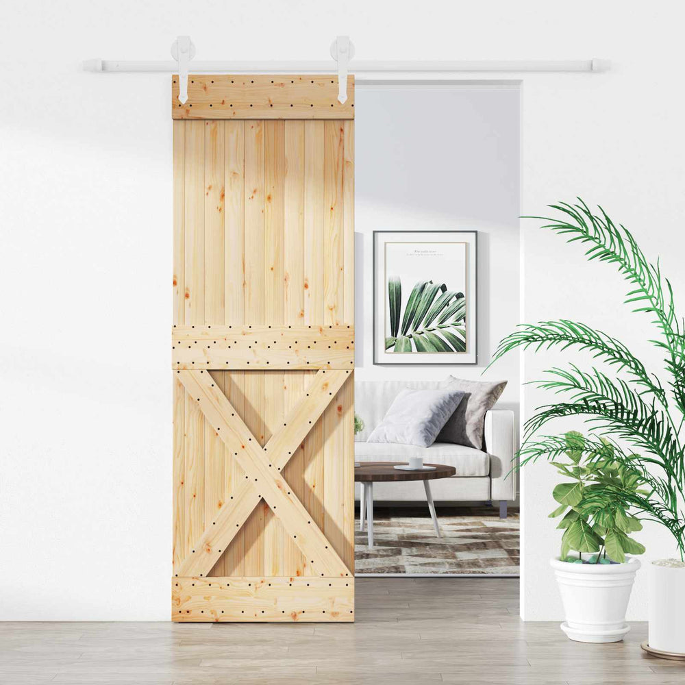 Slankios durys Natūrali ir Balta 70 x 210 cm
