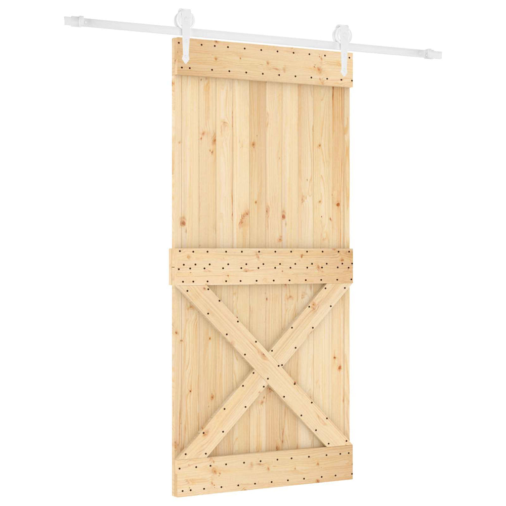 Slankios durys Natūrali ir Balta 95 x 210 cm