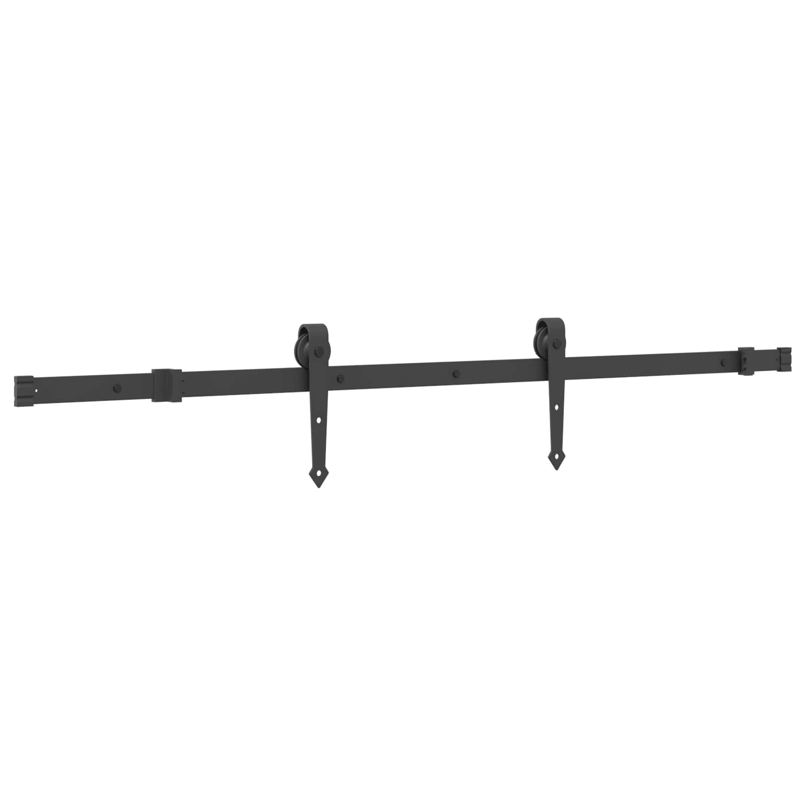 Slankios durys NARVIK Natūrali ir juoda 70 x 210 cm (152,5 cm)