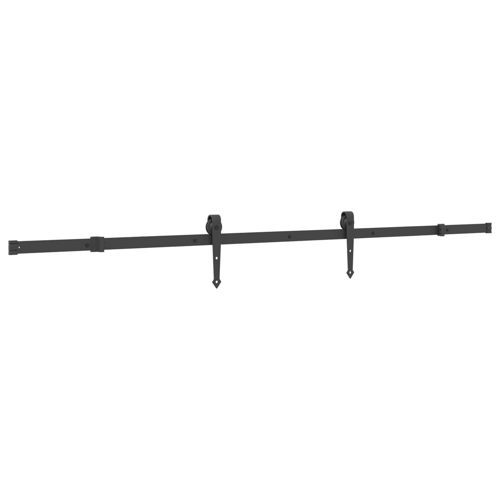 Slankios durys NARVIK Natūrali ir juoda 80 x 210 cm (213,5 cm)