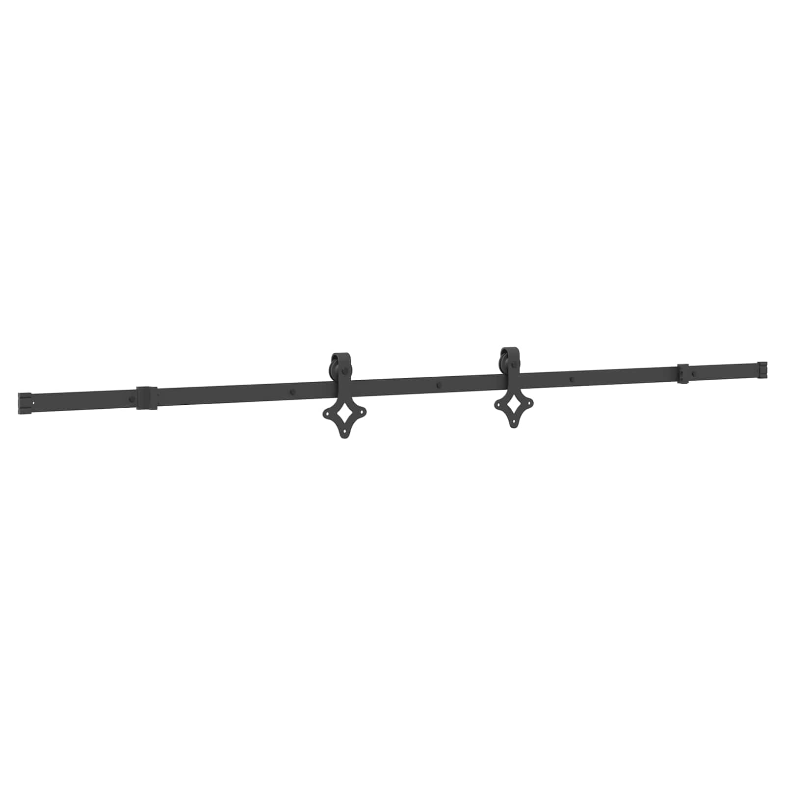 Slankios durys NARVIK Natūrali ir juoda 95 x 210 cm (213,5 cm)