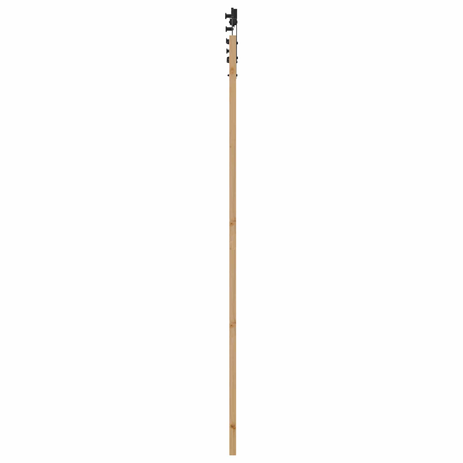Slankios durys Natūrali ir juoda 83 x 232 cm