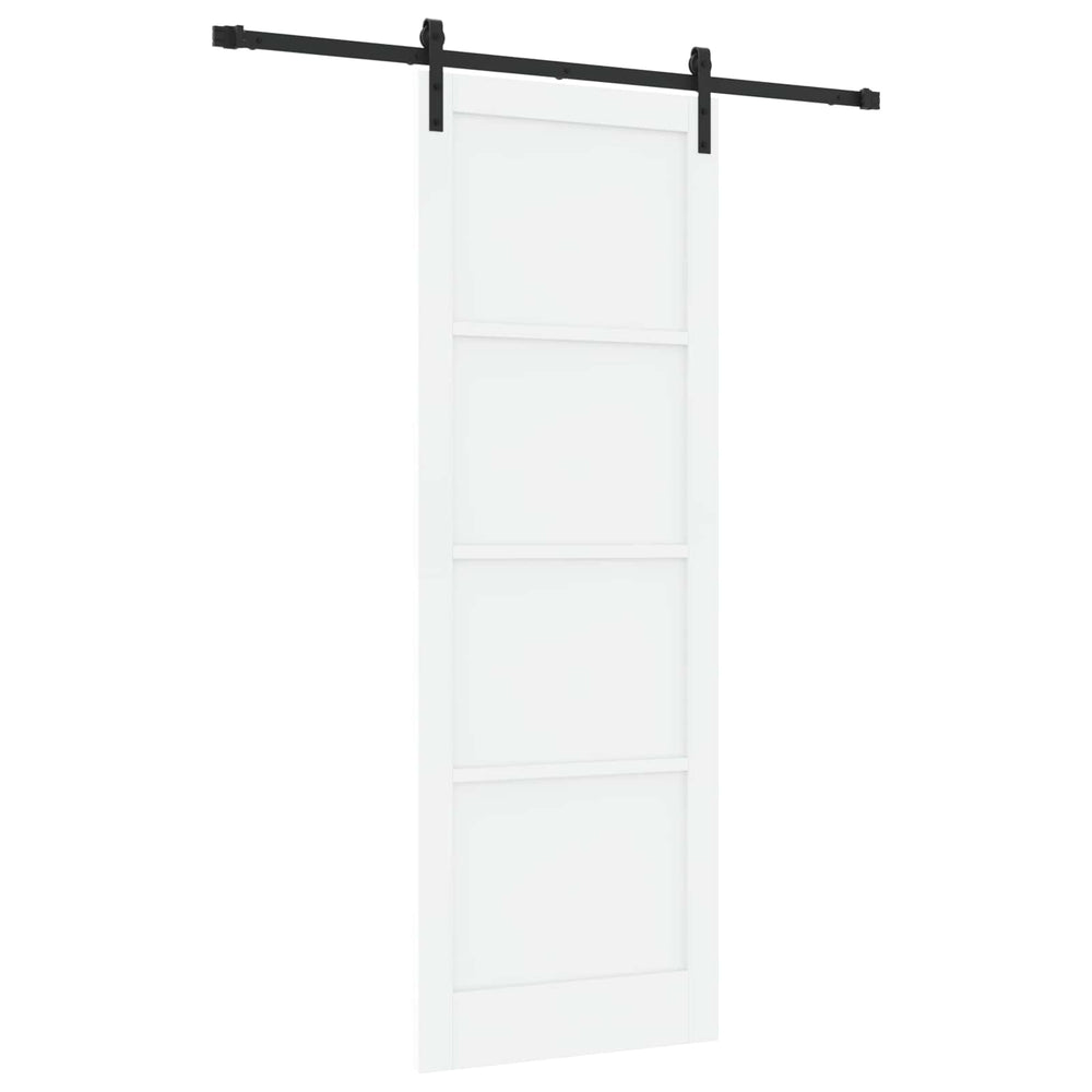 Slankios durys Balta ir juoda 83 x 232 cm