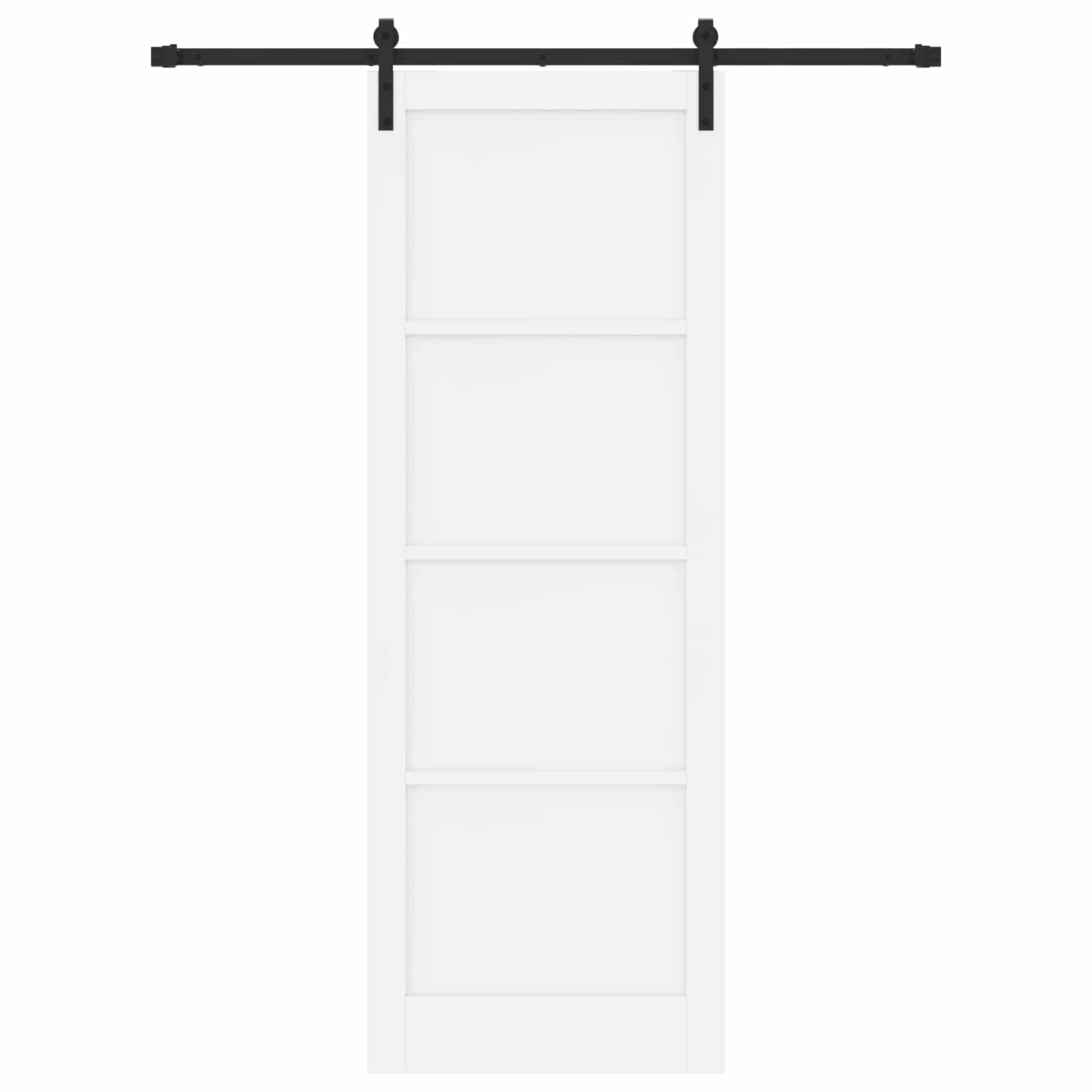 Slankios durys Balta ir juoda 83 x 232 cm