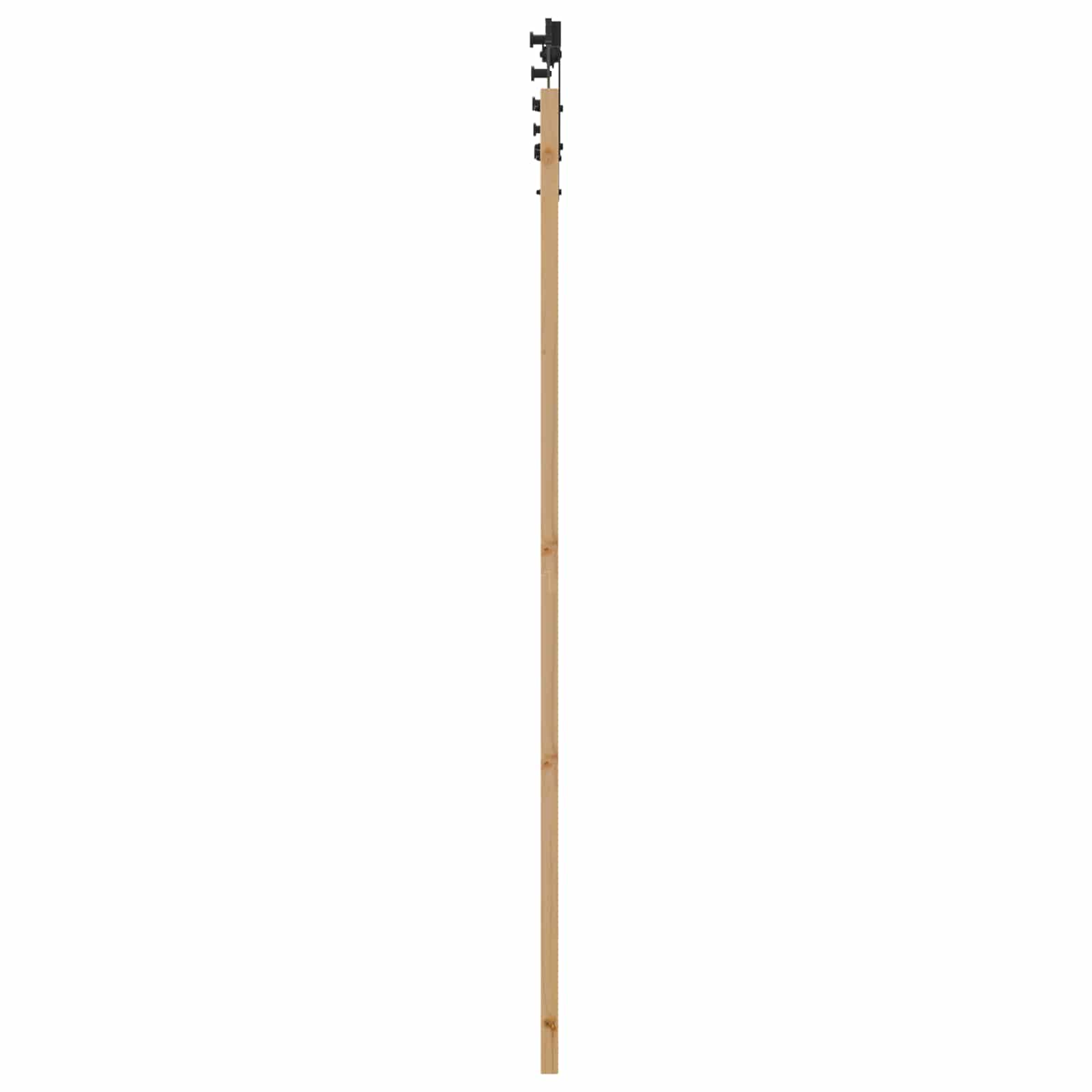 Slankios durys Natūrali ir juoda 86 x 211 cm
