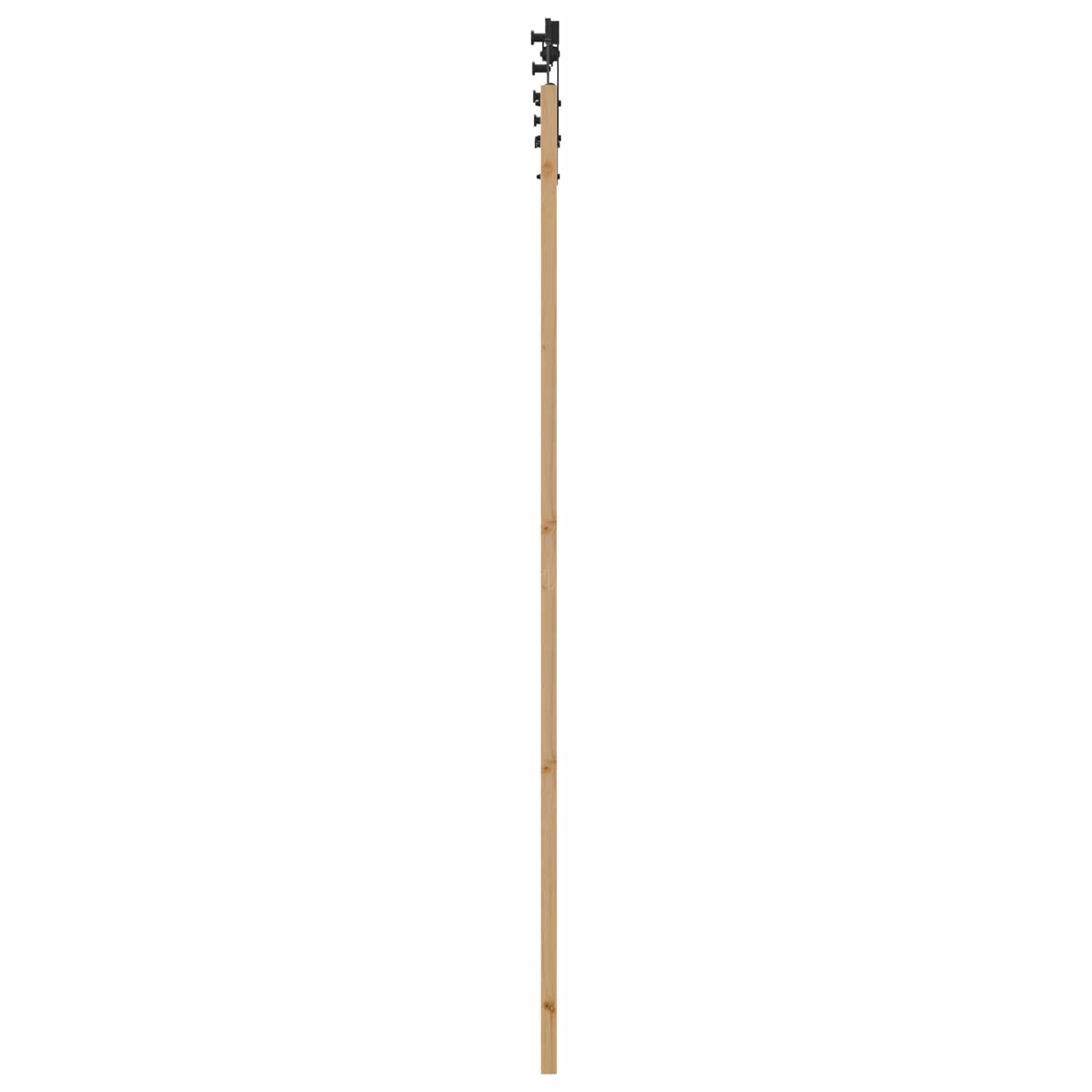 Slankios durys Natūrali ir juoda 83 x 232 cm