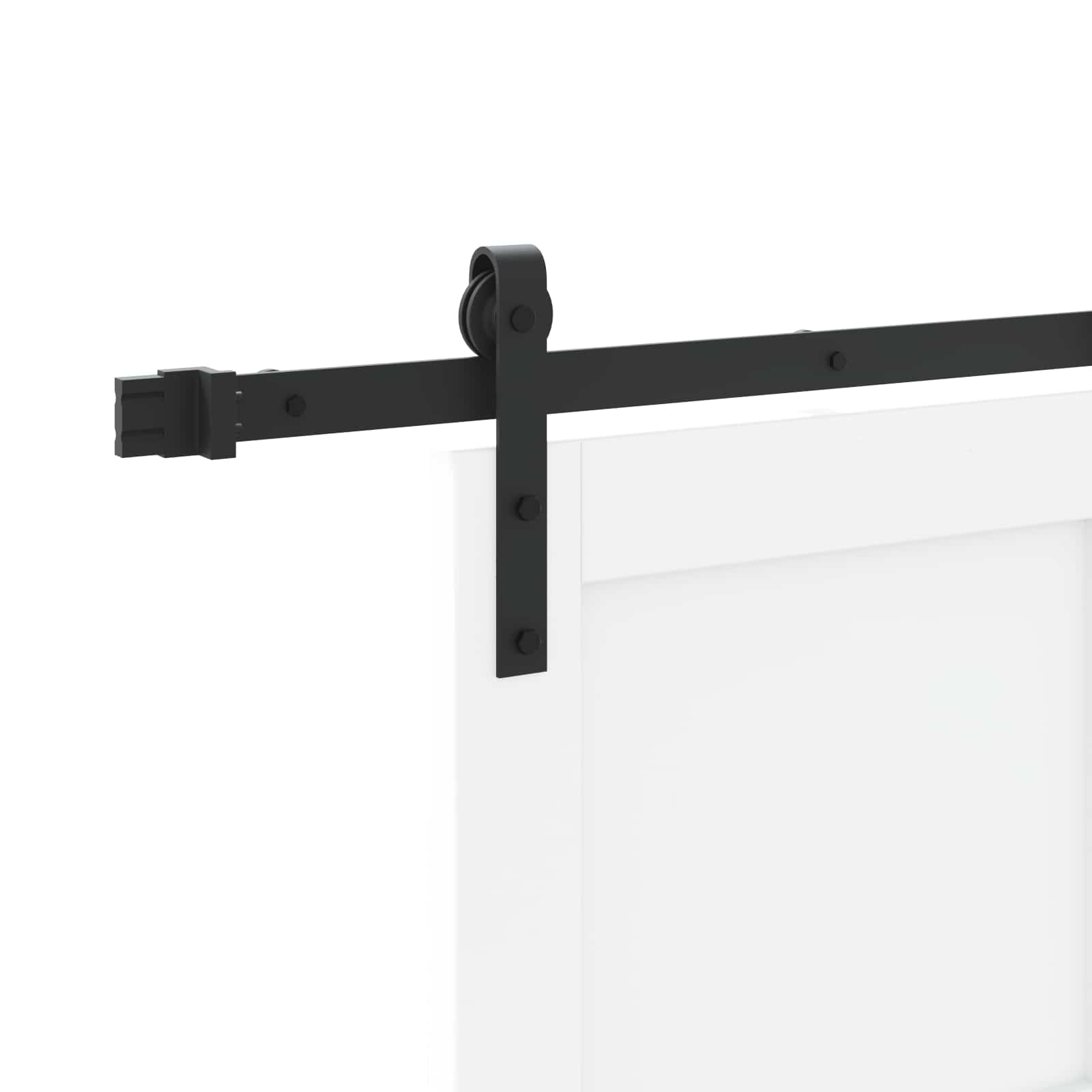 Slankios durys Balta ir juoda 83 x 232 cm