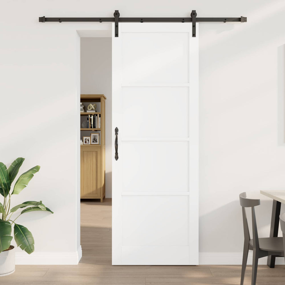 Slankios durys Balta ir juoda 83 x 232 cm