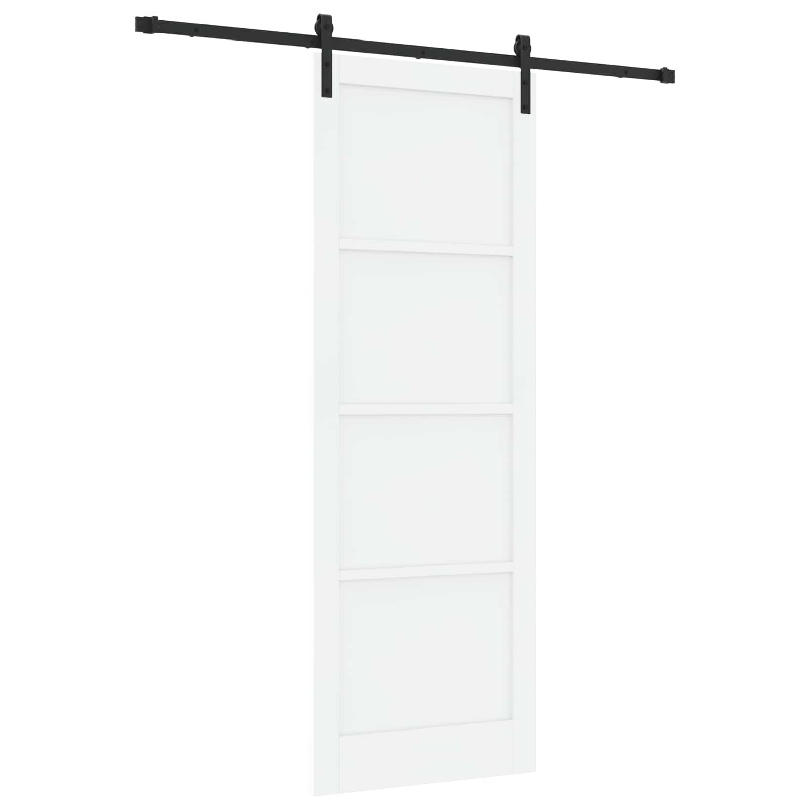 Slankios durys Balta ir juoda 83 x 232 cm