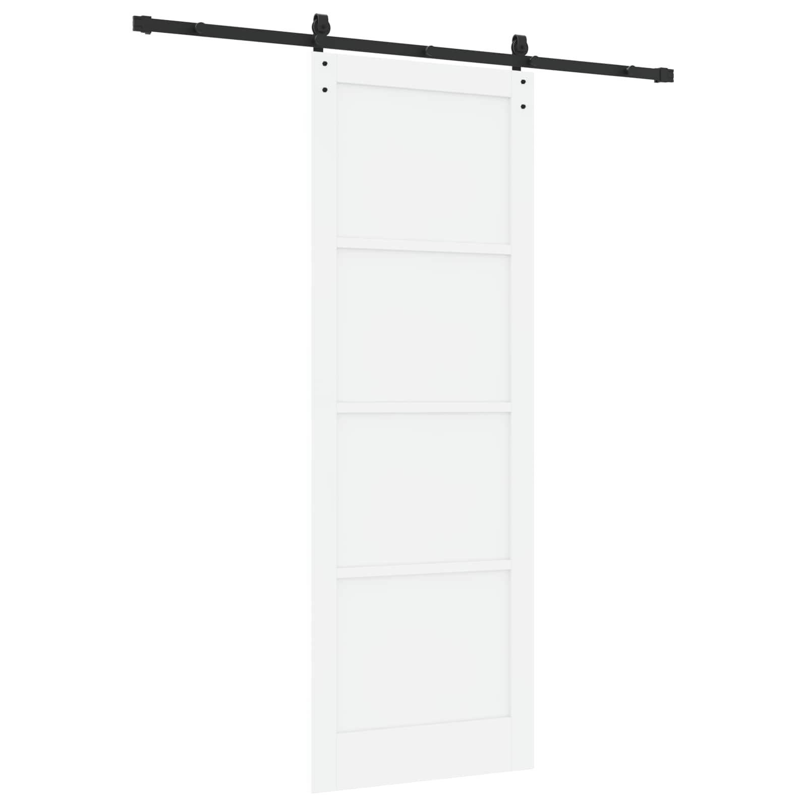 Slankios durys Balta ir juoda 83 x 232 cm