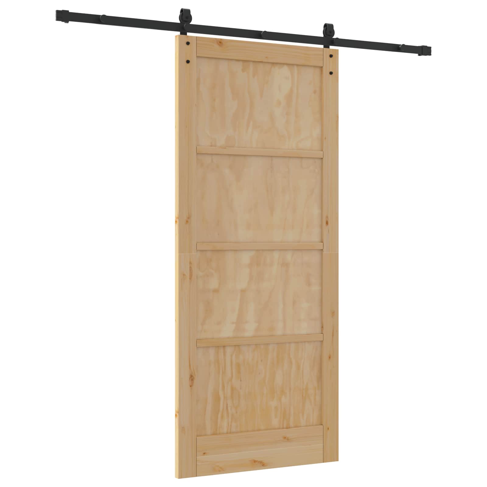 Slankios durys Natūrali ir juoda 86 x 198,5 cm
