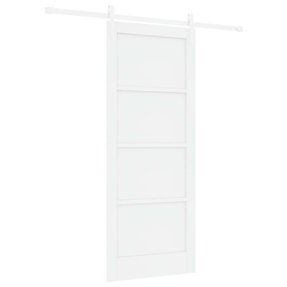 Slankios durys Balta 83 x 202 cm Pušies medienos masyvas