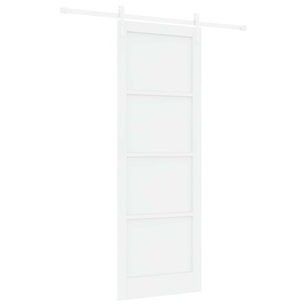 Slankios durys Balta 83 x 232 cm Pušies medienos masyvas