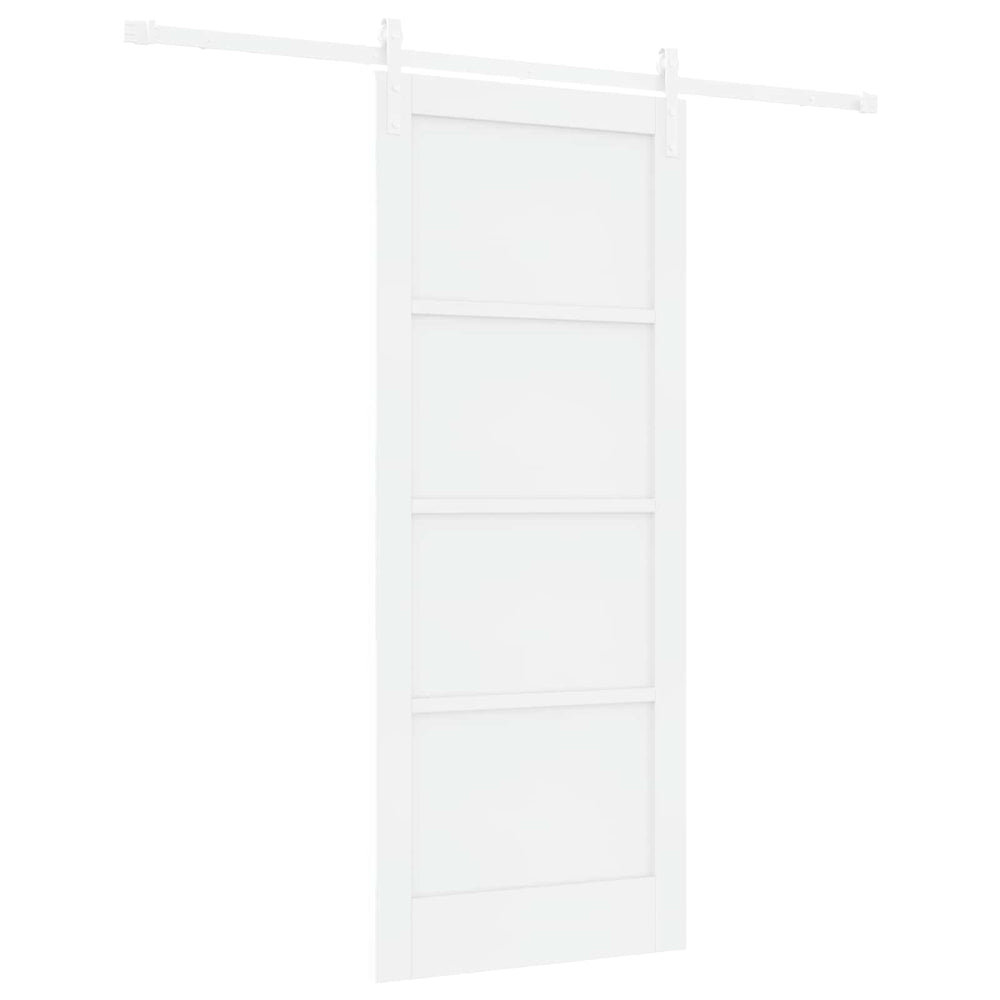 Slankios durys Balta 83 x 202 cm Pušies medienos masyvas