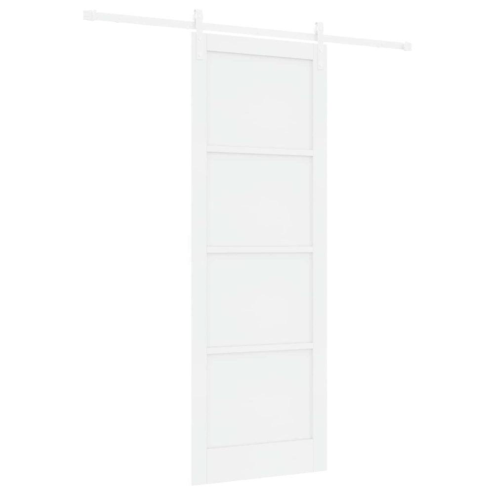 Slankios durys Balta 83 x 232 cm Pušies medienos masyvas