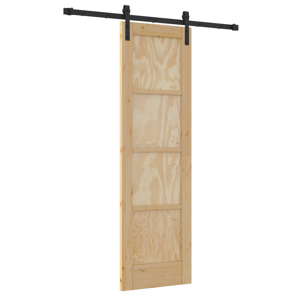 Slankios durys Natūrali 61 x 198,5 cm Pušies medienos masyvas