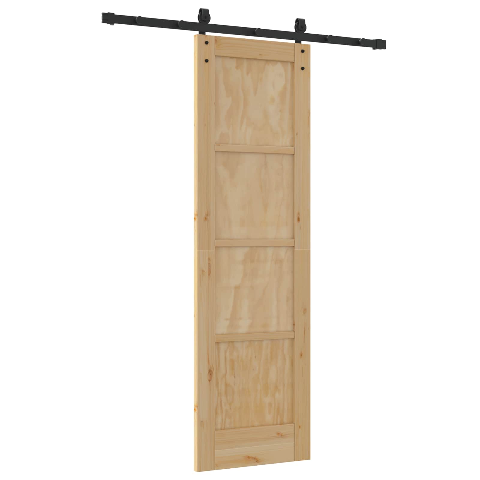 Slankios durys Natūrali 61 x 198,5 cm Pušies medienos masyvas