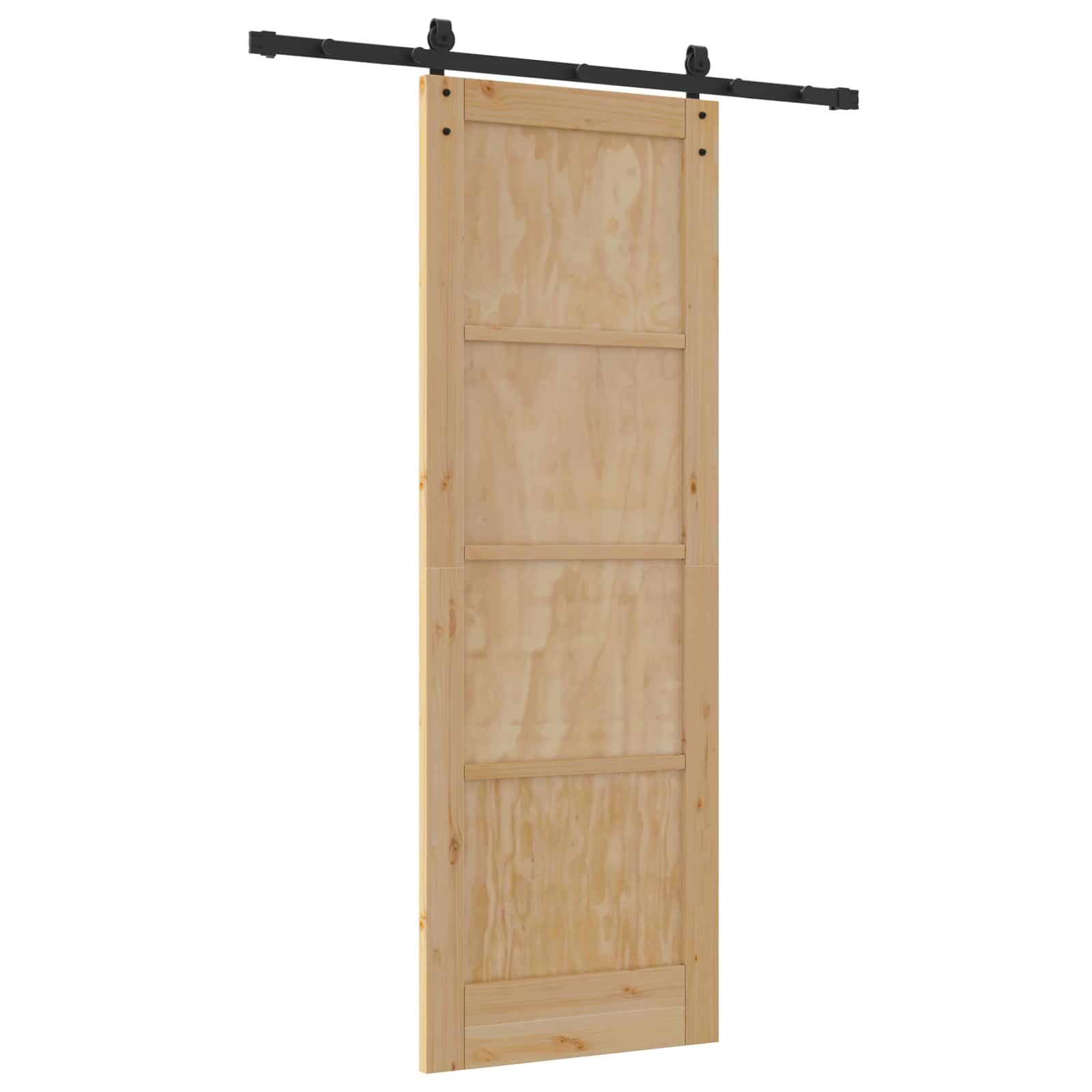 Slankios durys Natūrali 73,5 x 211 cm Pušies medienos masyvas