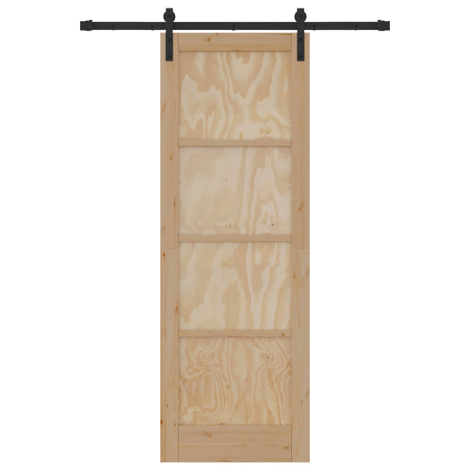 Slankios durys Natūrali 73,5 x 211 cm Pušies medienos masyvas